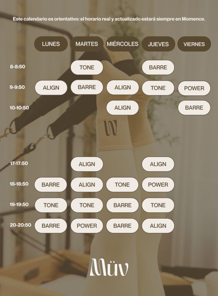 Planilla de horarios